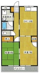 メゾンKの物件間取画像